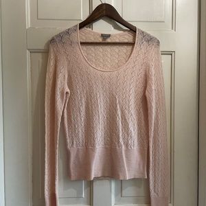 Medium sheer pink sweater